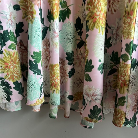 Sam Edelman Floral Midi Dress in Pink Multi size 8 great condition - Picture 8 of 15